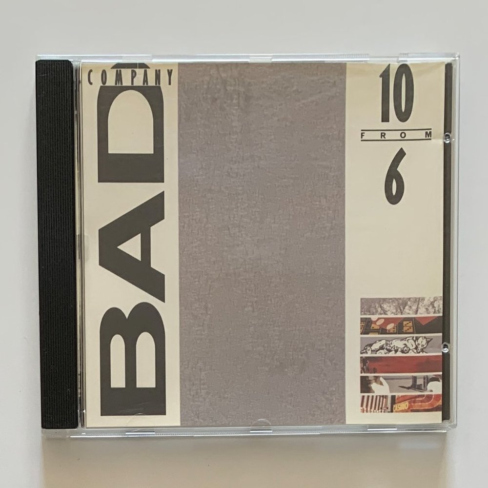 Bad Company - 10 from 6 (CD, 1985, Atlantic) Greatest Hits Compilation Album